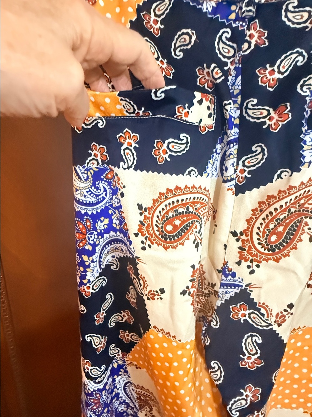 Bailey Rose Paisley Patchwork
2-Piece Set high low blouse 
MSRP $120 NWT LG - Picture 9 of 17